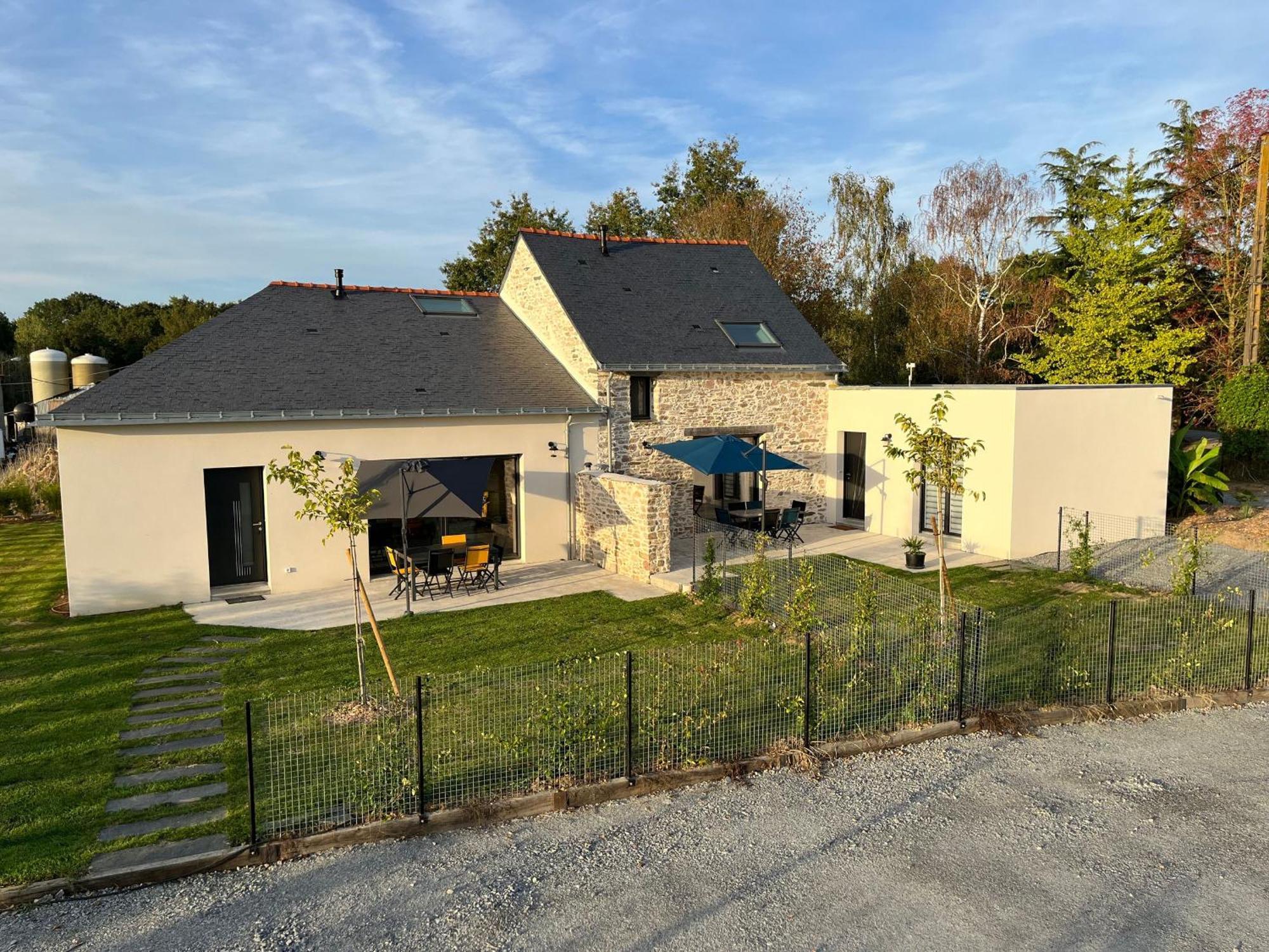 Gite Familial Renove Pres Du Canal De Nantes Avec Jardin, Terrasse, Wifi Et Chambres Mansardees - Fr-1-306-1263 Nort-sur-Erdre  Exteriör bild